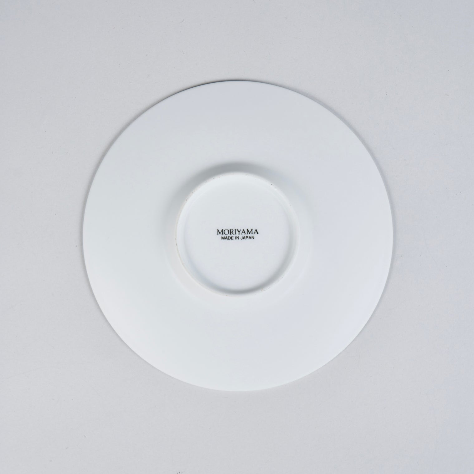 Bisque White Breakfast / Tea Saucer, D16cm, Moriyama