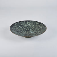 Kanezen Gama black plate, 20.3cm x H4.5cm