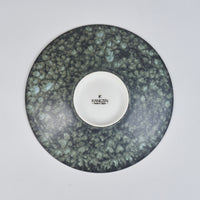 Kanezen Gama black plate, 20.3cm x H4.5cm