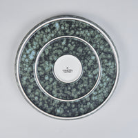 Kanezen Gama black rim plate, 24cm x H2.1cm