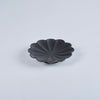 Usukiyaki, RINKA Twelve Petals Sauce Plate, Black, D11.5cm x H2cm