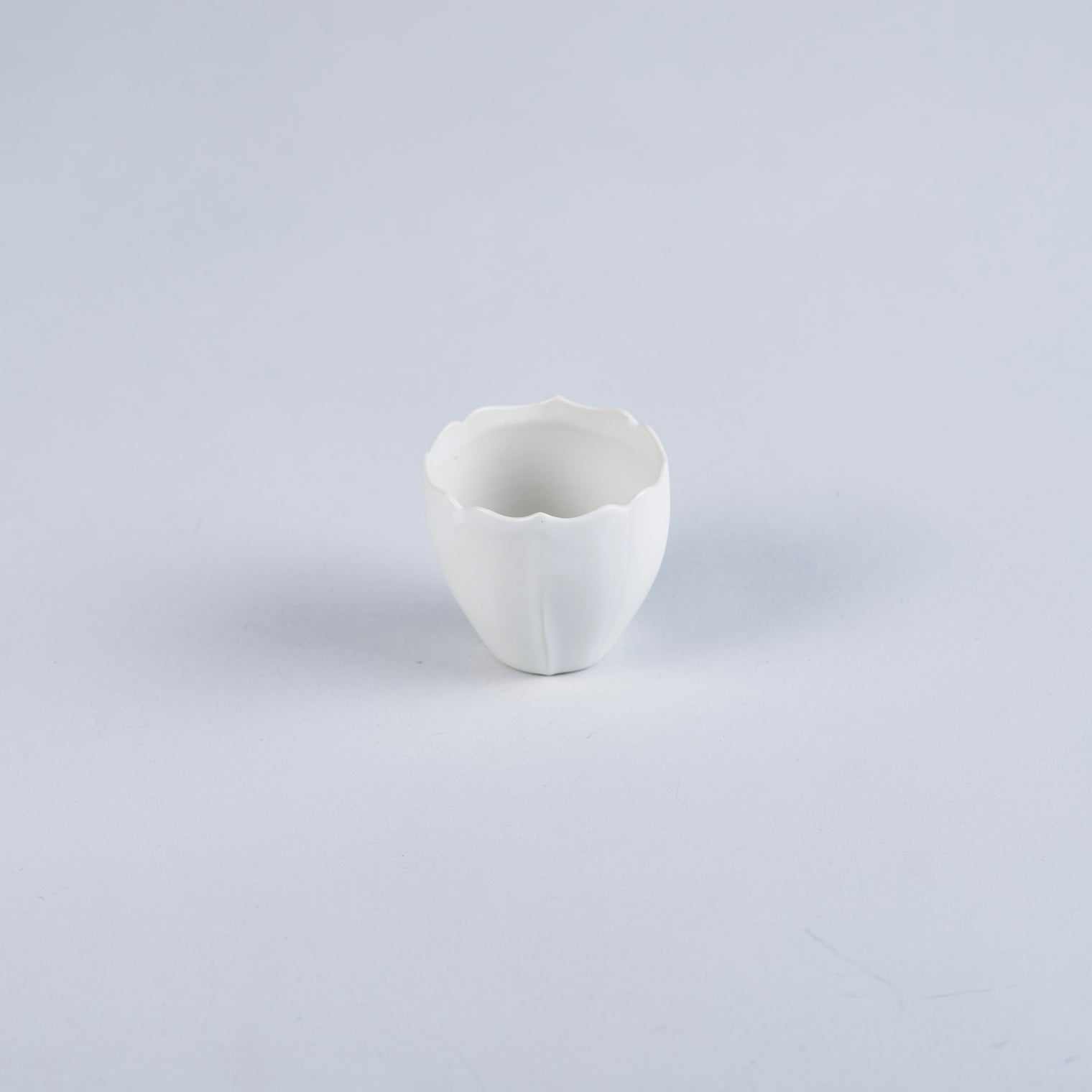 Usukiyaki, RYOUKA Japanese Teacup, White, D6cm x H5.5cm