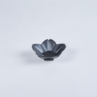 Usukiyaki, Ryouka Sakura Sauce Plate, Black, D9,5cm x H3cm
