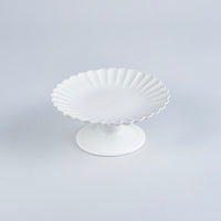 Usukiyaki, RINKA Compote Footed Side Plate, White, D14.5cm x H6cm