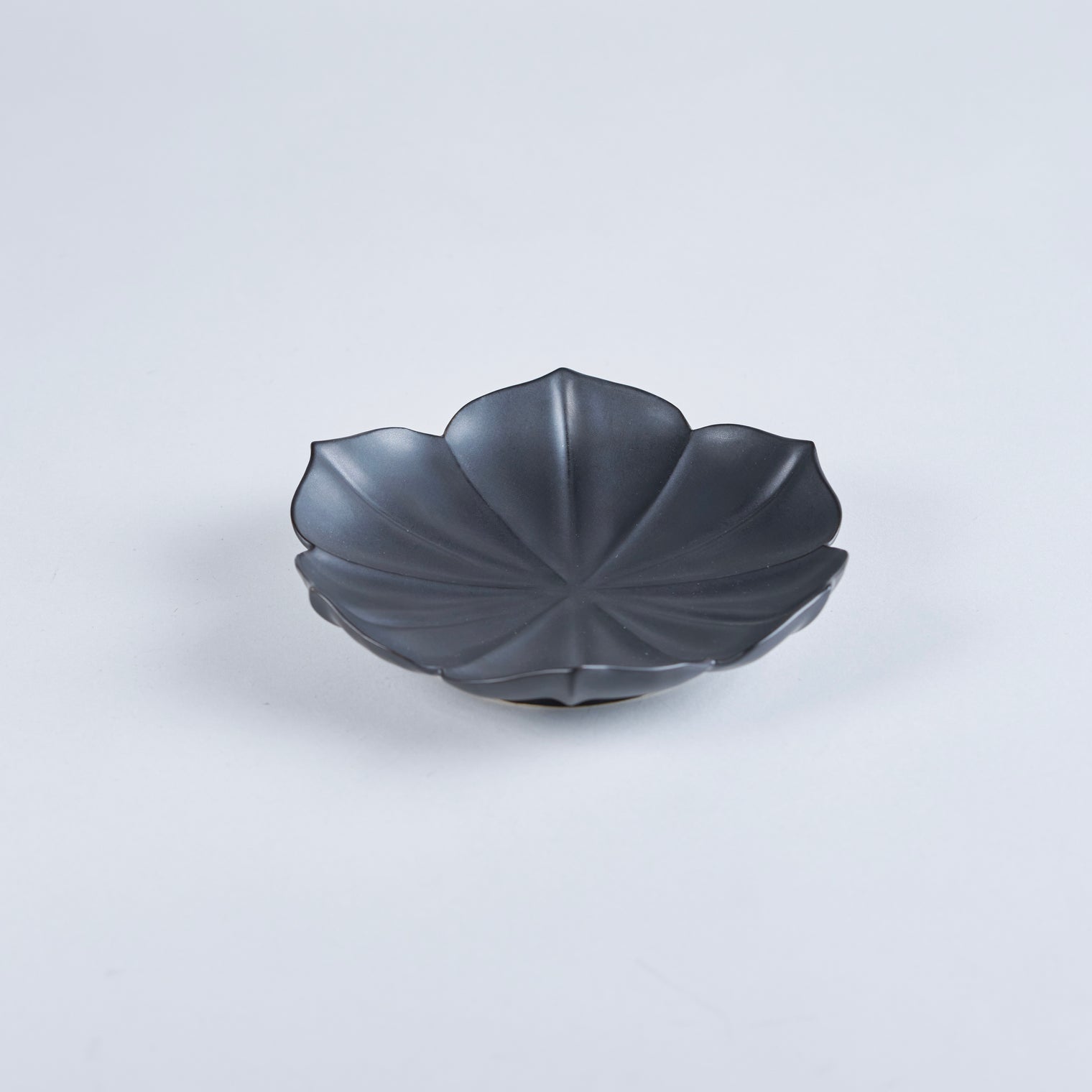 Usukiyaki,Ryouka Lotus Flower Plate S, Black
