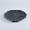 Usukiyaki, RYOUKA Lotus Petal Dinner Plate, Black, D24.5cm x H3cm