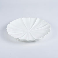 Usukiyaki, RYOUKA Lotus Petal Dinner Plate, White, D24.5cm x H3cm