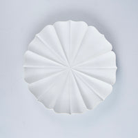 Usukiyaki, RYOUKA Lotus Petal Dinner Plate, White, D24.5cm x H3cm