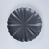 Usukiyaki, RYOUKA Lotus Petal Dinner Plate, Black, D24.5cm x H3cm