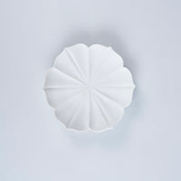 Usukiyaki,Ryouka Lotus Flower Plate S, White