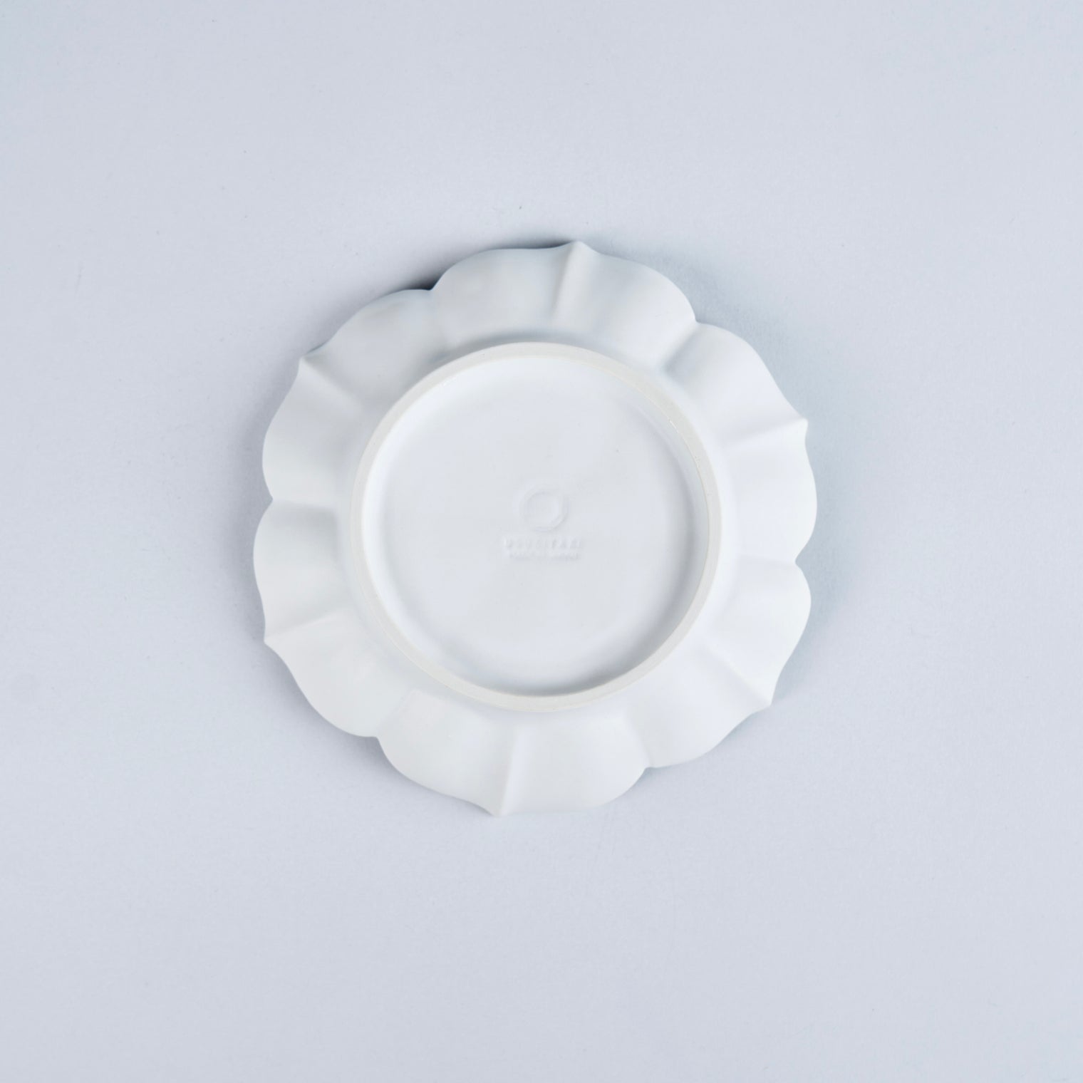 Usukiyaki,Ryouka Lotus Flower Plate S, White