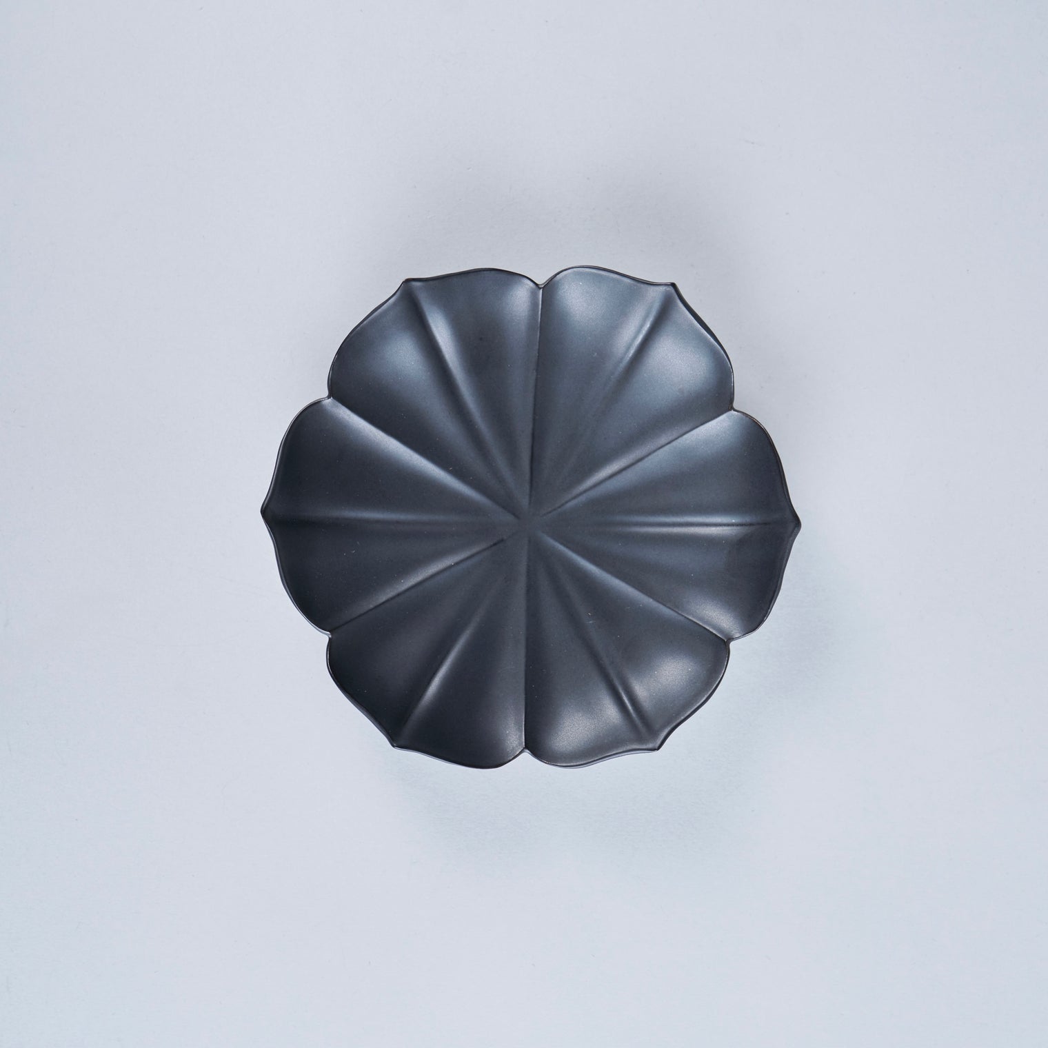 Usukiyaki,Ryouka Lotus Flower Plate S, Black