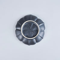 Usukiyaki,Ryouka Lotus Flower Plate S, Black