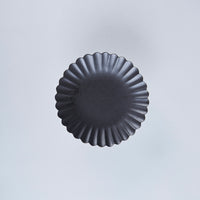 Usukiyaki, RINKA Compote Footed Side Plate, Black, D14.5cm x H6cm