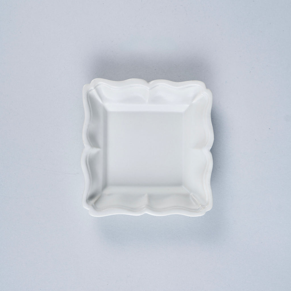 Usukiyaki, Small Dish Square, White
