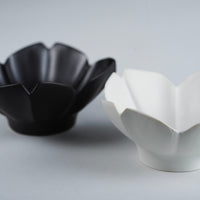 Usukiyaki, RYOUKA Four Petals Kobachi Small Bowl, Black, D11cm x H5cm