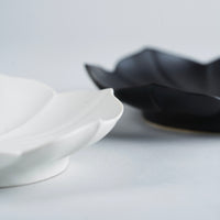 Usukiyaki,Ryouka Lotus Flower Plate S, Black
