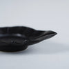 Usukiyaki, Ridge Flower Saucer, Black