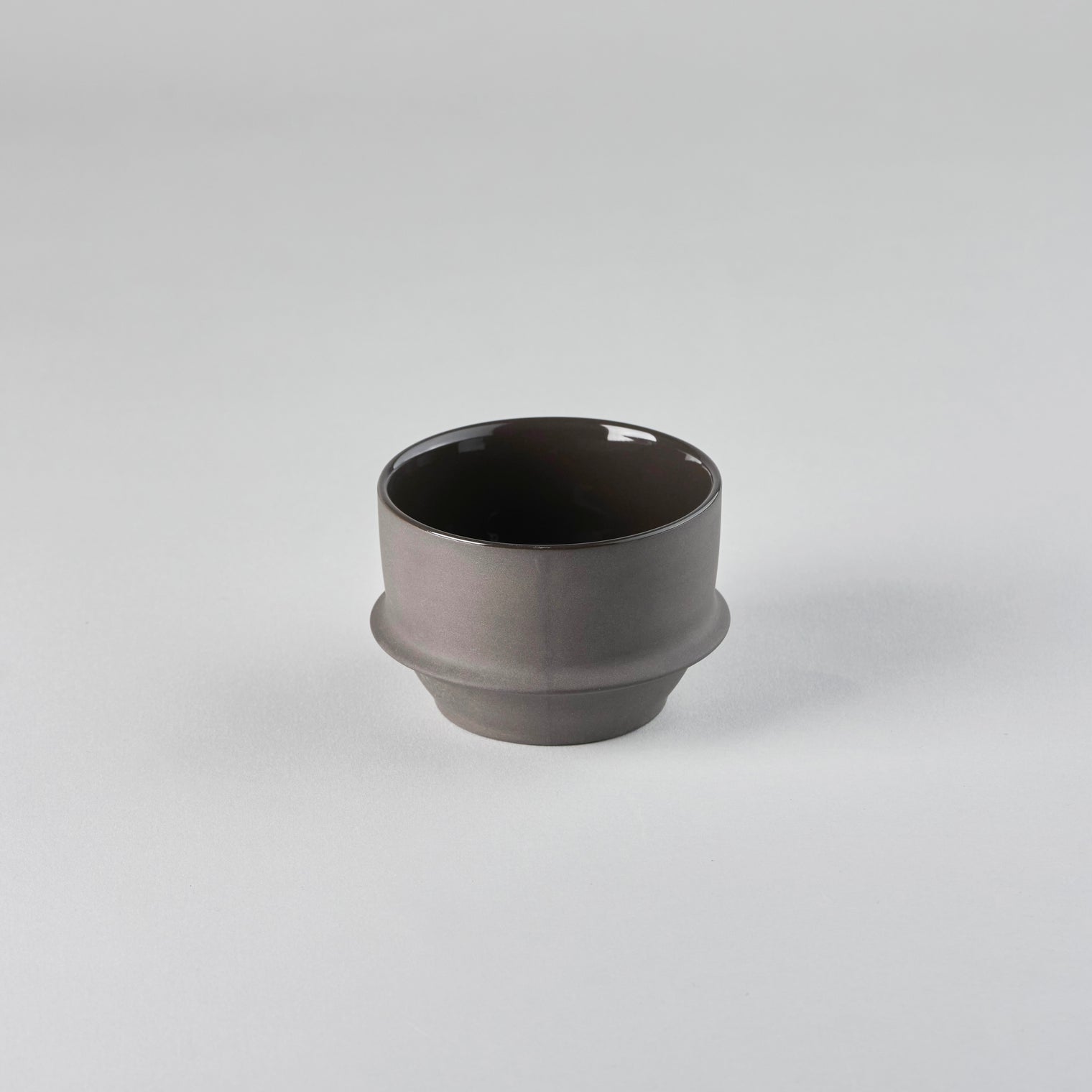 Coffee Cup Slate Dune, 9cm x 9cm x H6cm, Design by Kelly Wearstler