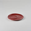 La Mère Saucer Coffee Cup, Venetian Red, 14cm x 14cm x H1.5cm, Design by Marie Michielssen