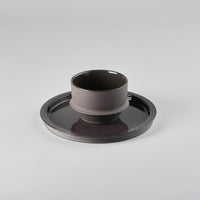 Coffee Cup Slate Dune, 9cm x 9cm x H6cm, Design by Kelly Wearstler