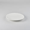 Bisque White Flat Plate, D18cm x H2cm, Moriyama