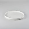 Bisque White Round Tray, 21cm x H2cm, Design by Moriyama