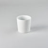 Bisque White Tumbler L, 8cm x 7.5cm, Design by Moriyama