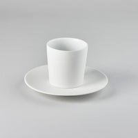 Bisque White Tumbler L, 8cm x 7.5cm, Design by Moriyama