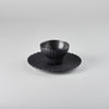 REVOL Pekoe Plate, Black Smooth, 17cm x H2cm