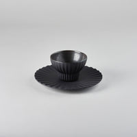 REVOL Pekoe Plate, Black Smooth, 17cm x H2cm