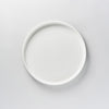 Bisque White Round Tray, 21cm x H2cm, Design by Moriyama