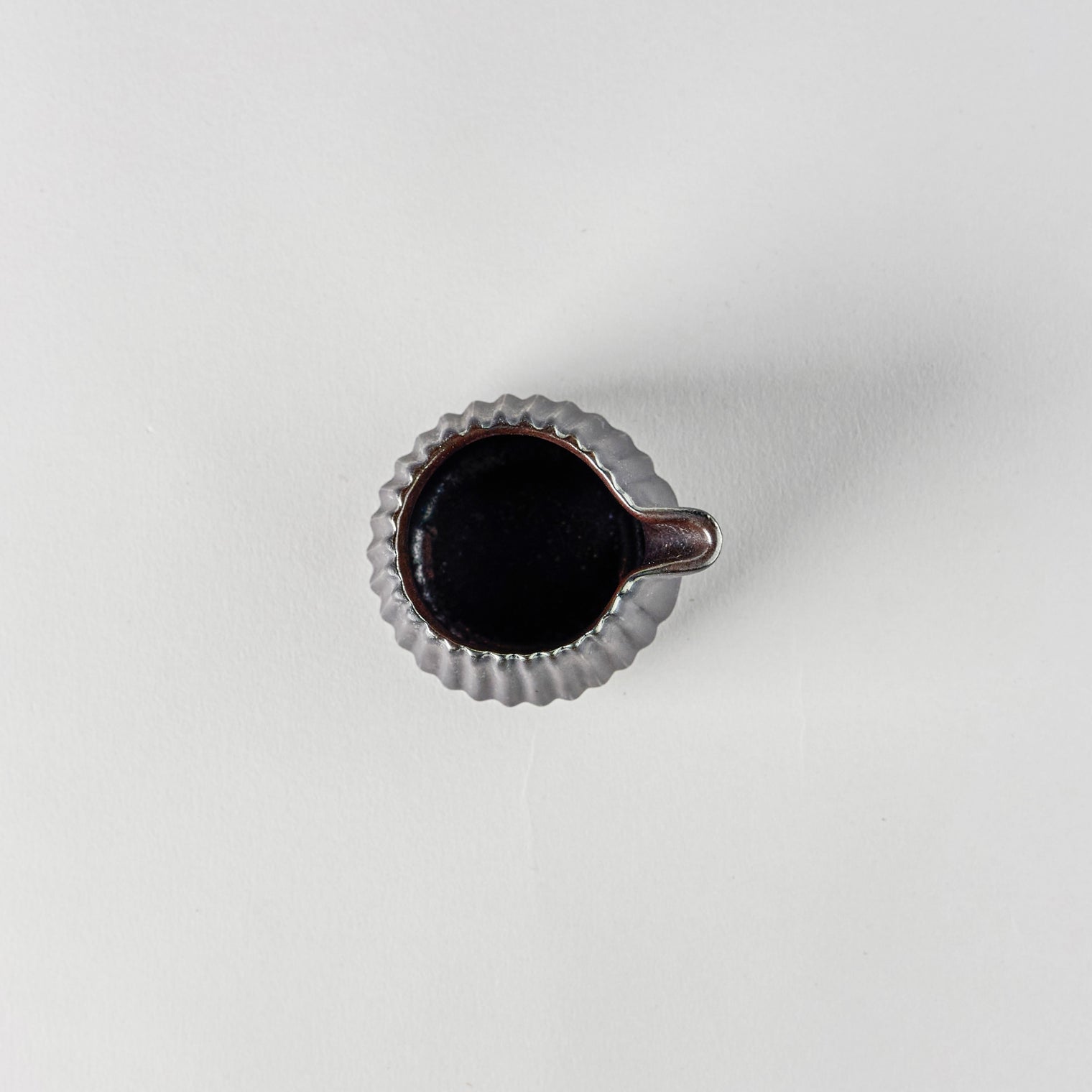 REVOL Pekoe Creamer, Black Smooth Dark Metal, 6.5cm x H7cm, 10cl