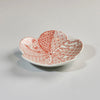 Kouraku Kiln Plum Plate, Small, Silver Red Shonzui, 12cm