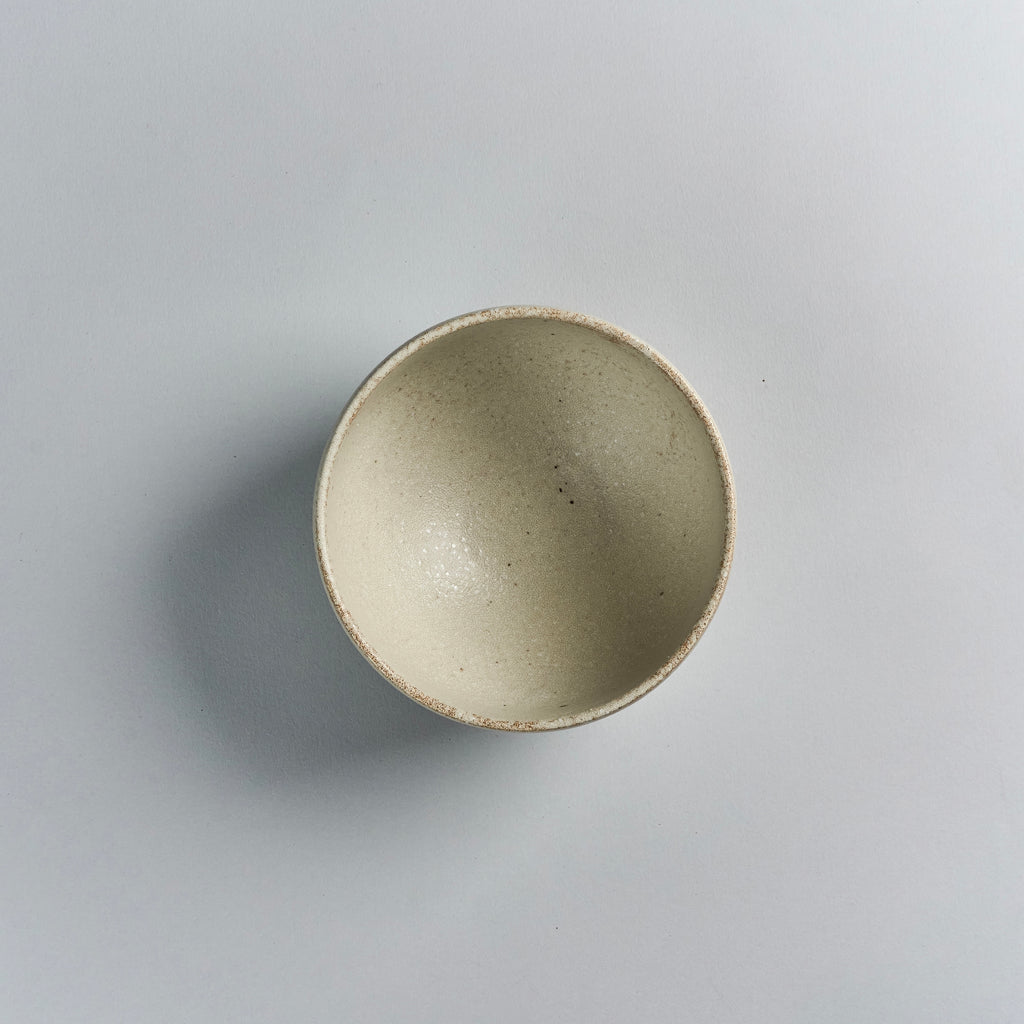 Beige Matte Kukuri Bowl, 12.5cm x H7.5cm