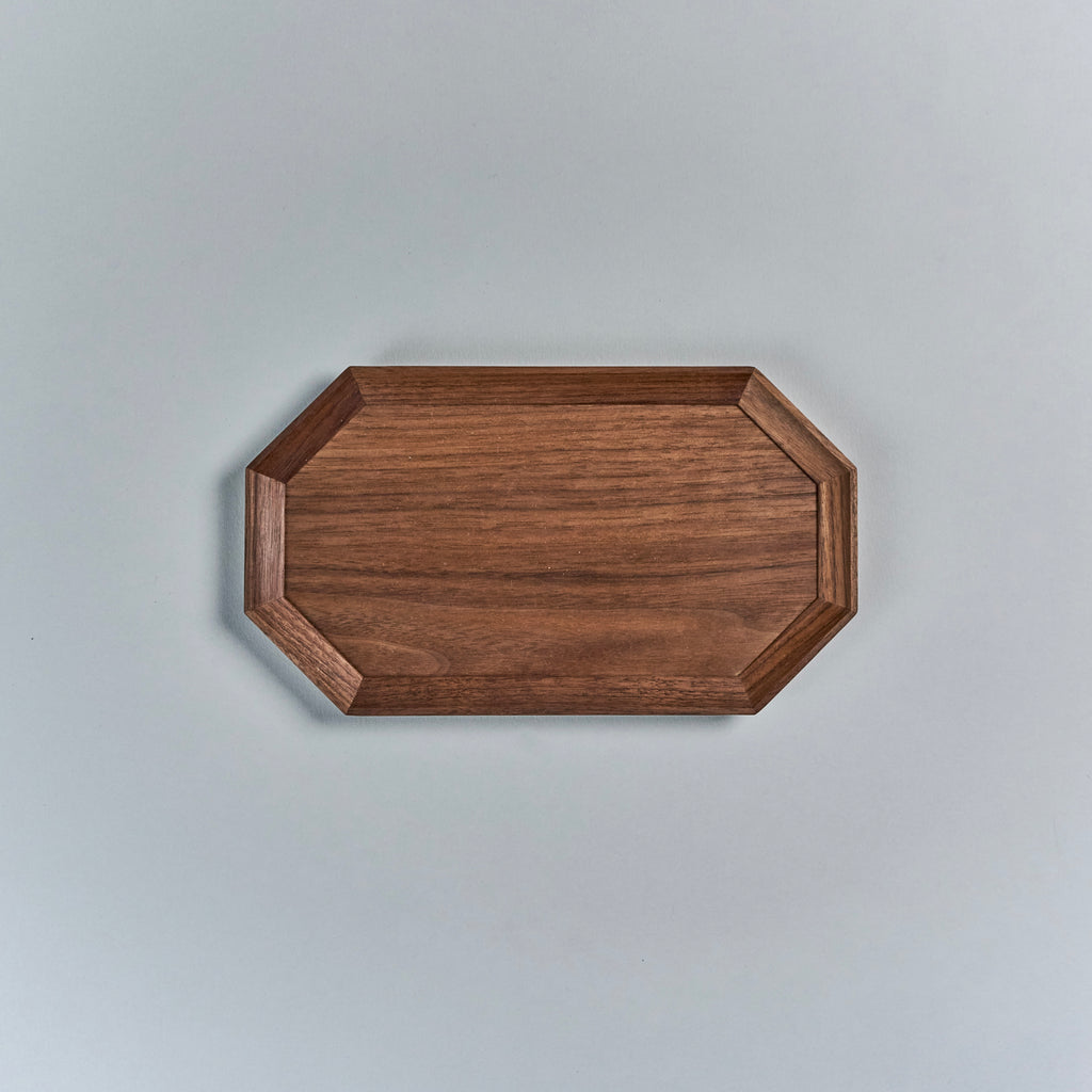 Iwakagu Cash Tray, Walnut, 21.5cm x 12cm x H1.5cm