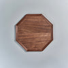 Iwakagu Octagonal Small Tray, Walnut, 28.5cm x 28.5cm x H1.5cm