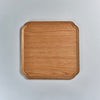 Iwakagu Square Curve Corner Big Tray, Oak, 34cm x 34cm x H1.5cm