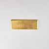 Hammer Pattern Wet Towel Plate Large, Brass, 18.5cm x 6.5cm x 0.5cm