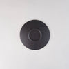 REVOL Pekoe Saucer/Plate, Black Smooth, 14cm x H1.5cm