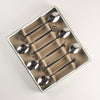 MEPRA EVENTO GIFT BOX 6 TEA SPOONS, 18cm x 20cm x H2.7cm