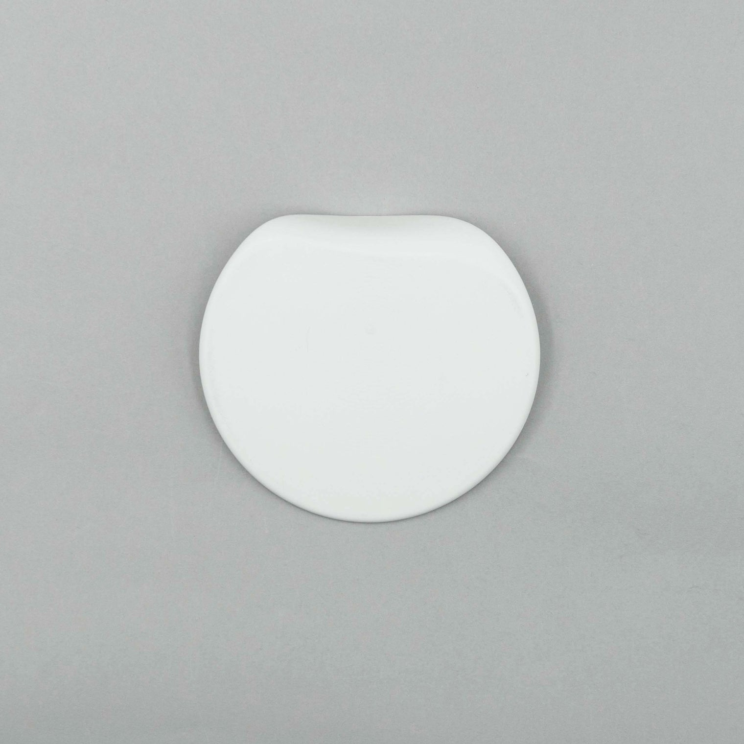 Bisque White Fold Plate S, 10.5cm x 11.5cm x H2.5cm, Moriyama