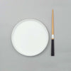 Bisque White Round Tray, D18cm x H2cm, Moriyama