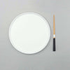Bisque White Round Tray, D26cm x H2cm, Moriyama