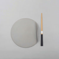 Blend Gray Fold Plate L, 21cm x 21cm x H1cm, Moriyama