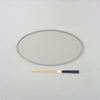 Blend Gray Oval Tray L, 32cm x 17cm, Moriyama