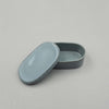 Butter Dish, Smokey Blue, 14.5cm x 8.5cm x 5cm, Design by Anita Le Grelle