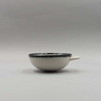 Coffee Cup Off-White/Black VAR A, 20cl, Design by Ann Demeulemeester
