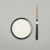 Dinner Plate, 17.5cm, Dé Off-White/Black VAR 3, Design by Ann Demeulemeester