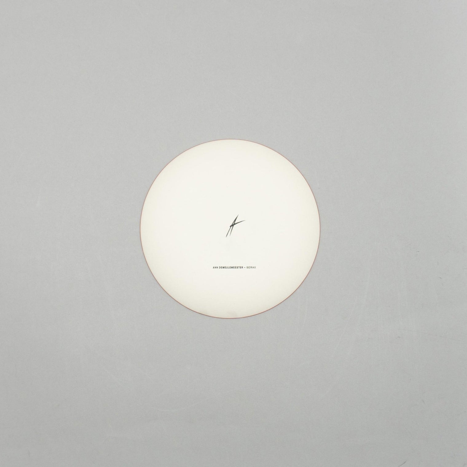 Dessert Plate, 14cm, Dé Off-White/Red VAR 2, Design by Ann Demeulemeester